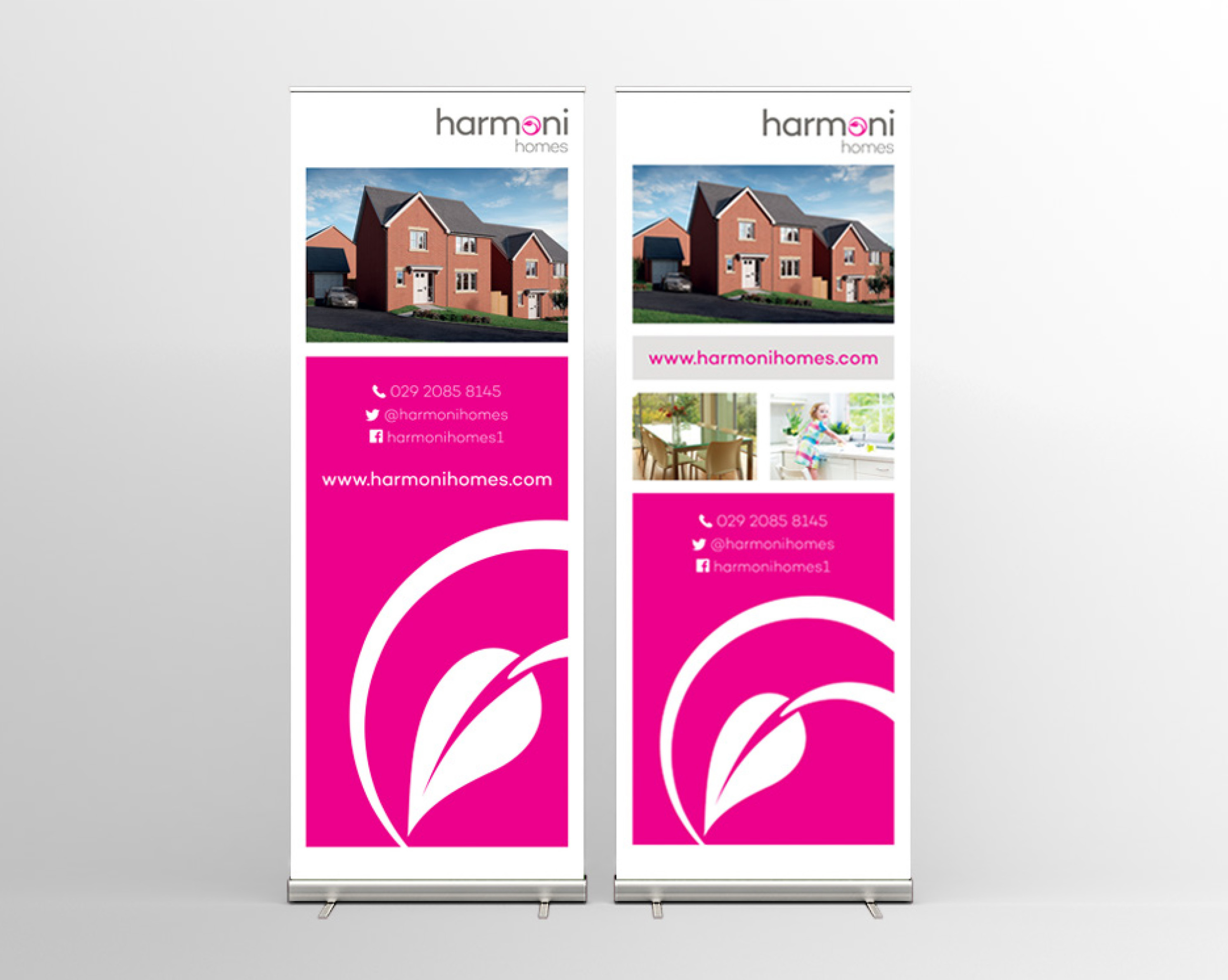 Harmoni Homes Bannerstands